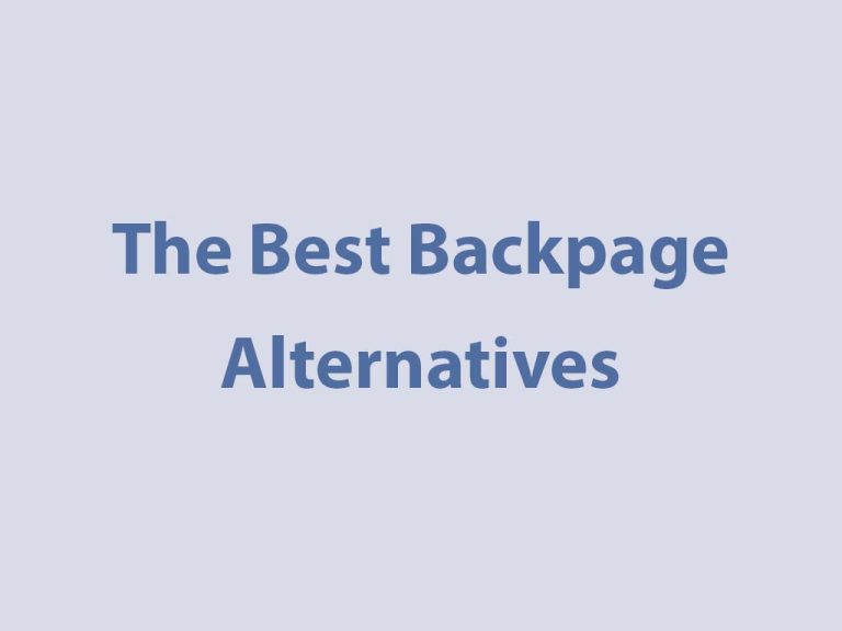 Backpage alternatives